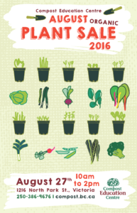 AugustPlantSale Poster 2016