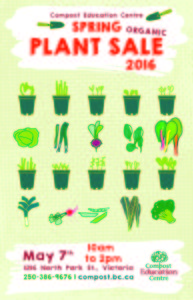 Spring Plant Sale Poster 2016